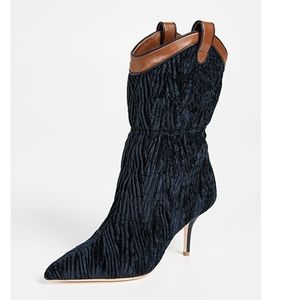 Elegant Black and Brown Women's Boots